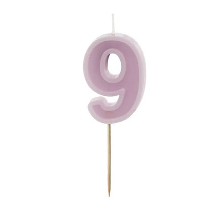 9 Jahre Kerze Kerze 10cm