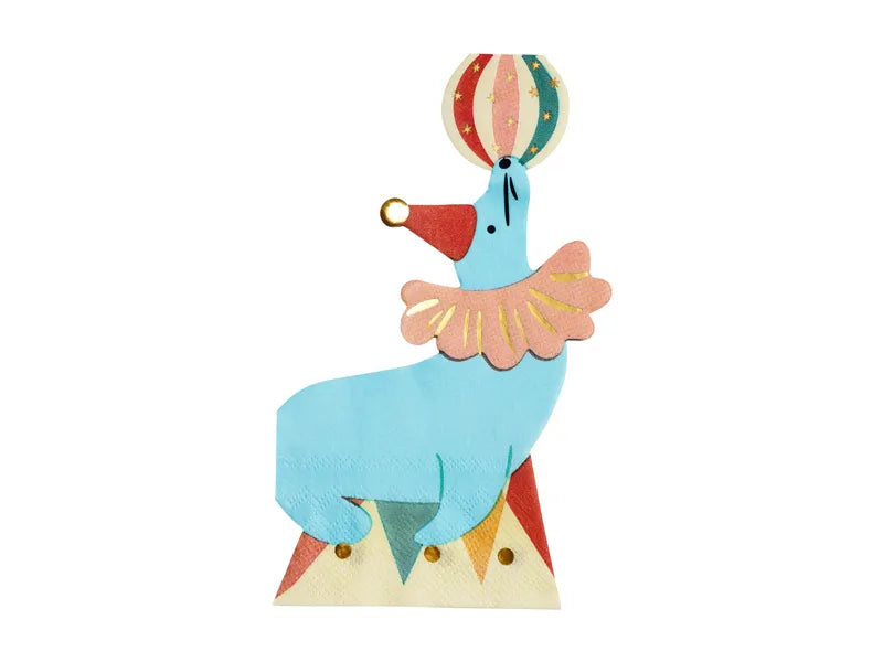 Zirkus-Servietten 17cm 12 Stk