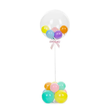 Weißer Ballonständer Plastik 72cm