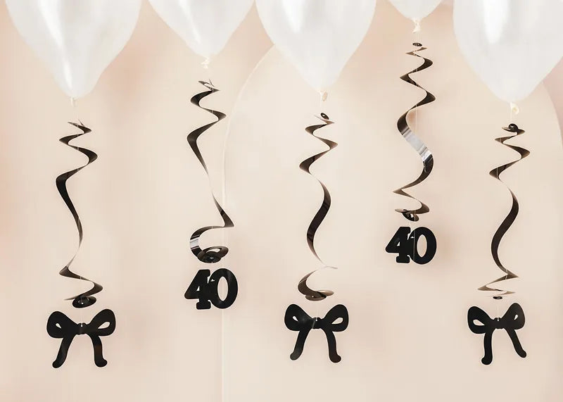 40 Jahre Hängende Dekoration 50cm 5Stück