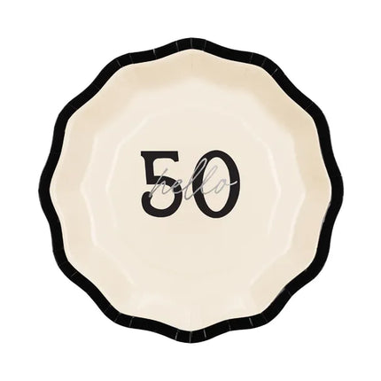 50 Jahre Teller 18cm 6Stück