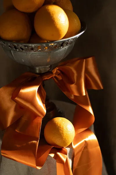 Orange Farbband Satin 25m