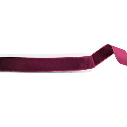 Bordeaux Rotes Band Velours 10m