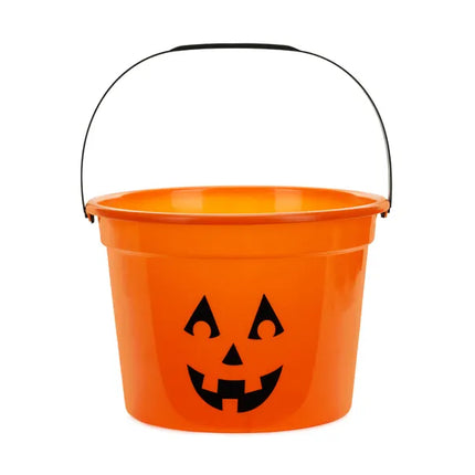 Halloween Eimer Orange Kürbis 20,5cm
