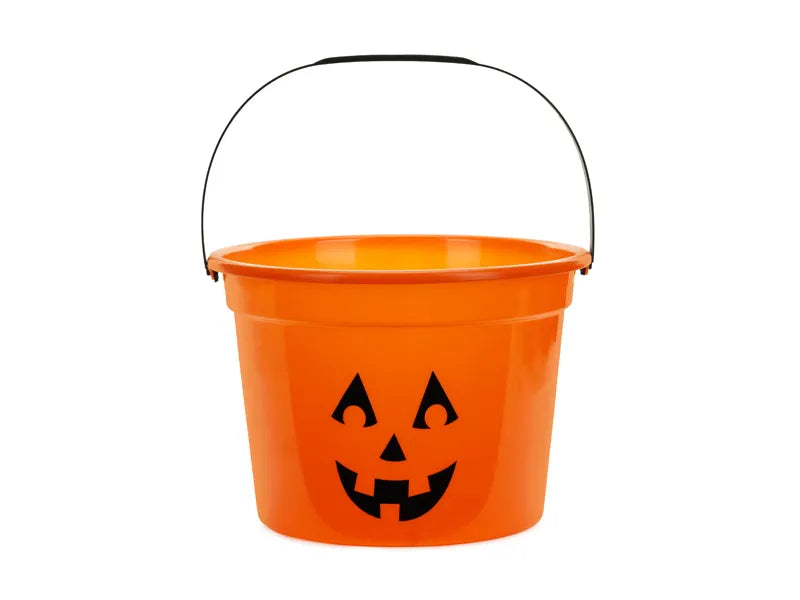 Halloween Eimer Orange Kürbis 20,5cm