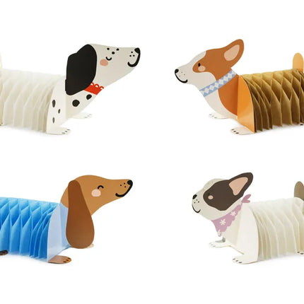 Hund Tischdekoration 30cm 4Stück