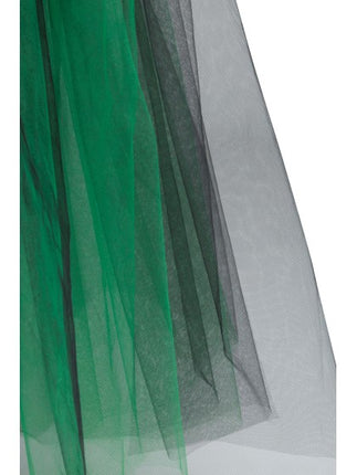 Tule Rok Damen Schwarz Grün