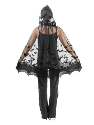 Fledermaus Cape Schwarz 78 cm