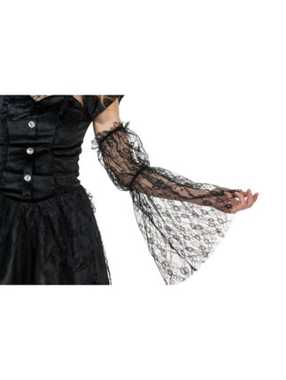 Bella-Vampir-Kostüm für Damen, schwarz