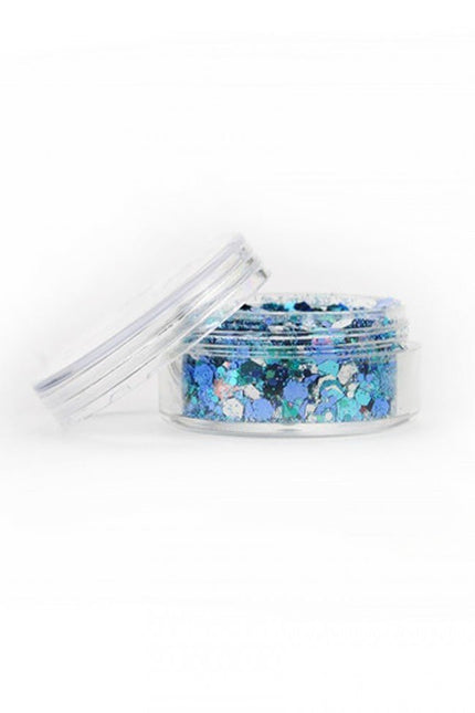 Blauw Zilveren Glitters van Superstar koop je bij Partywinkel