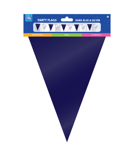 Blauw Zilveren Slinger Metallic 10m van Paper Dreams koop je bij Partywinkel