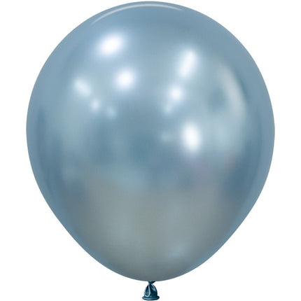 Blauwe Ballonnen Silk 45cm 25st van Sempertex koop je bij Partywinkel