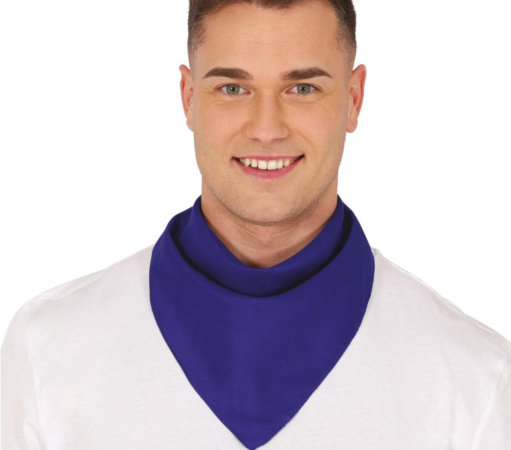 Blauwe Bandana 54cm - Partywinkel - 8434077270332