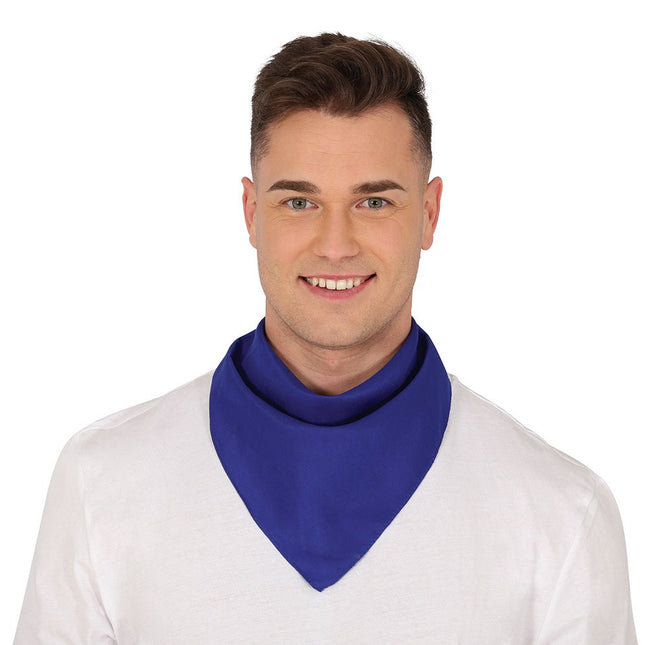 Blauwe Bandana 54cm - Partywinkel - 8434077270332