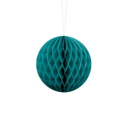 Blauwe Honeycomb van Partydeco koop je bij Partywinkel