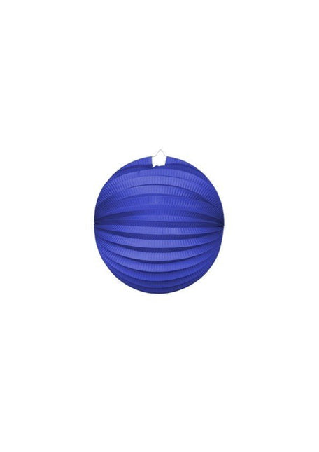 Blauwe Lampion 25cm van WeFiesta koop je bij Partywinkel