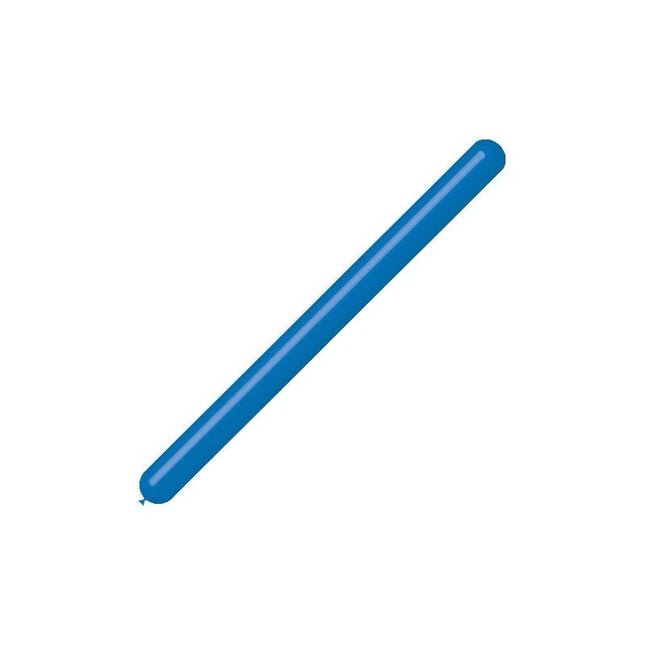 Blauwe Modelleerballonnen 7,5cm 150cm 100st van Balloonia koop je bij Partywinkel