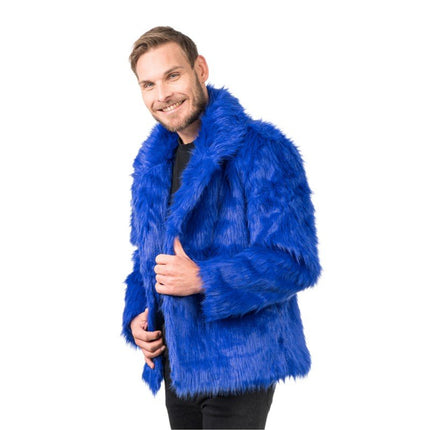 Blauwe Nepbontjas van CHAKS koop je bij Partywinkel