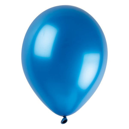 Blauwe Parelballonnen 30cm 50st van Unique koop je bij Partywinkel