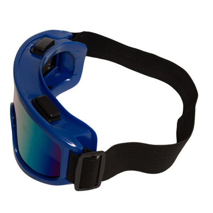 Blauwe Skibril Holografisch van Partychimp koop je bij Partywinkel