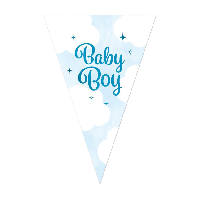 Blauwe Slinger Baby Boy 10m van WeFiesta koop je bij Partywinkel