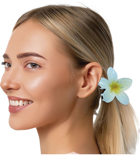 Bloem Haarclip Blauw - Partywinkel - 8434077272534