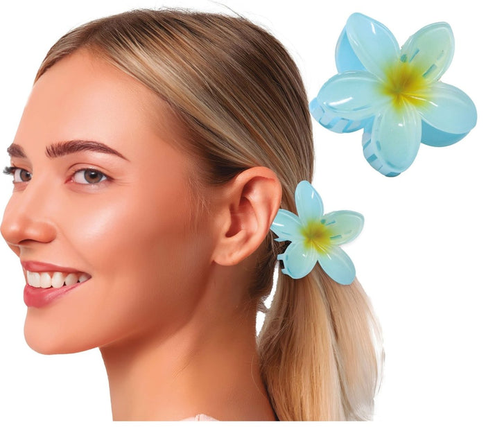 Bloem Haarclip Blauw - Partywinkel - 8434077272534