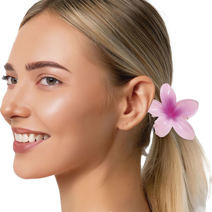 Bloem Haarclip Roze - Partywinkel - 8434077272527