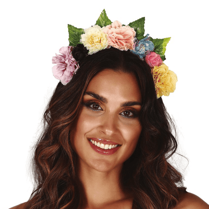 Bloemen Haarband Pastel van Fiestas Guirca koop je bij Partywinkel