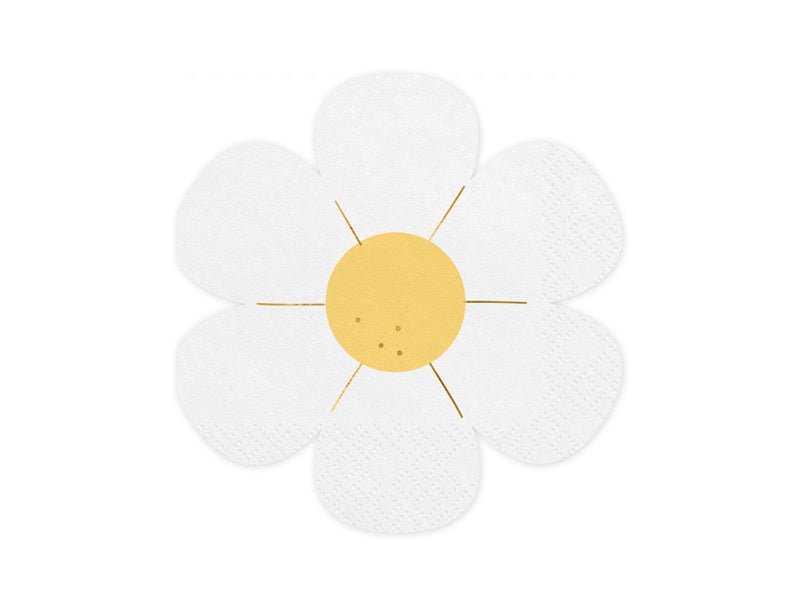 Bloemen Servetten 16,5cm 12st van Partydeco koop je bij Partywinkel