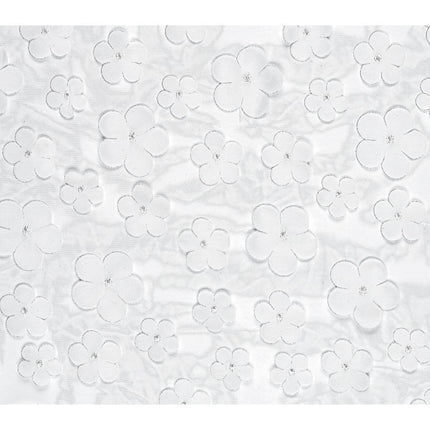 Bloemen Tafelloper Doorzichtig 5m van Partydeco koop je bij Partywinkel