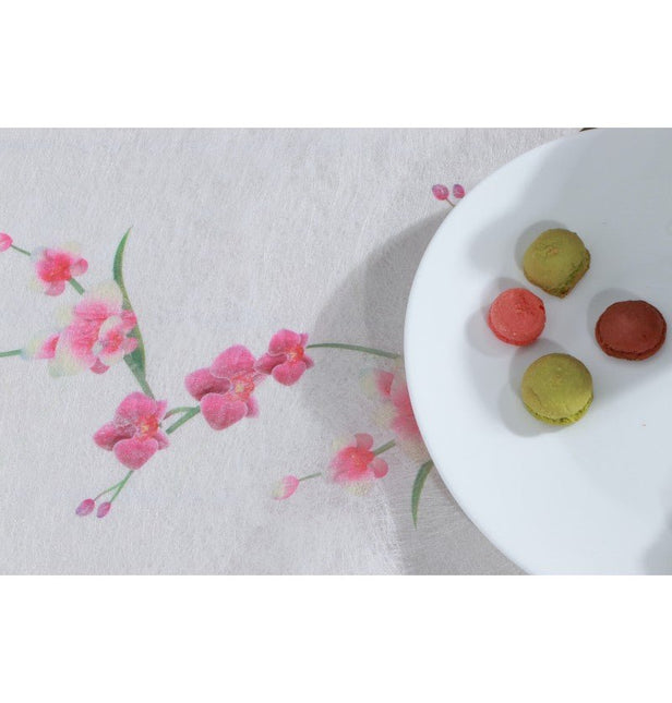 Bloemen Tafelloper Orchids 5m van CHAKS koop je bij Partywinkel