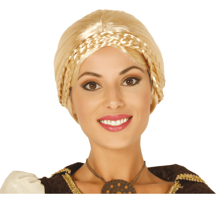 Blonde Pruik Knot van Fiestas Guirca koop je bij Partywinkel