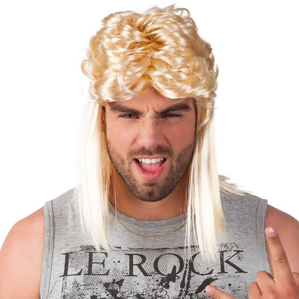 Blonde Pruik Larry van Boland koop je bij Partywinkel