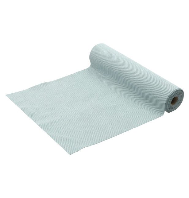 Hellblauer Tischläufer 3m
