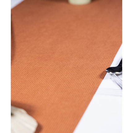 Orange Tischläufer 3m
