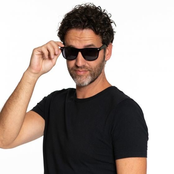 Blues Brothers Bril Zwart van Partychimp koop je bij Partywinkel