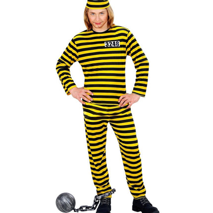 Boevenpak Zwart Geel Kind - Partywinkel - 8003558729463