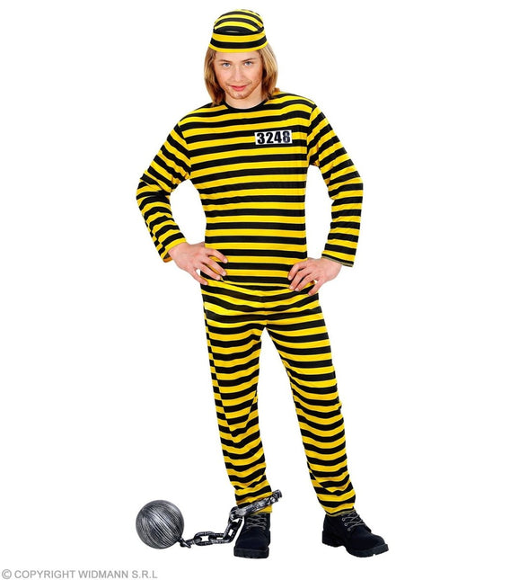 Boevenpak Zwart Geel Kind - Partywinkel - 8003558729463