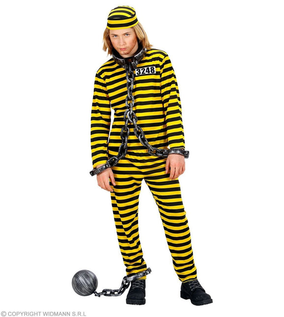 Boevenpak Zwart Geel Kind - Partywinkel - 8003558729463