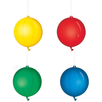 Boksballonnen Gekleurd 40cm 4st van Unique koop je bij Partywinkel