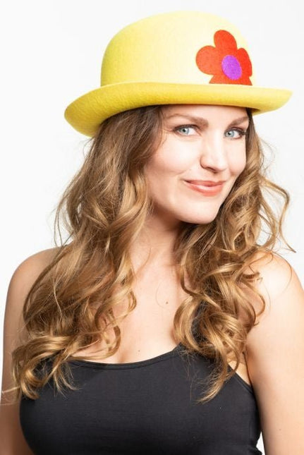 Bolhoed Clown Geel van Partychimp koop je bij Partywinkel