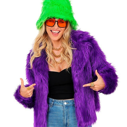 Bontjas Pluche Dames van Widmann koop je bij Partywinkel