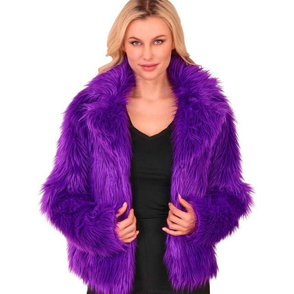 Bontjas Pluche Dames van Widmann koop je bij Partywinkel