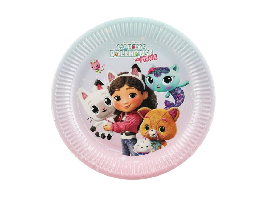 Borden Gabby's Dollhouse 23cm papier van Partydeco koop je bij Partywinkel