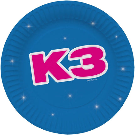 Borden K3 23cm 8st van Folat koop je bij Partywinkel