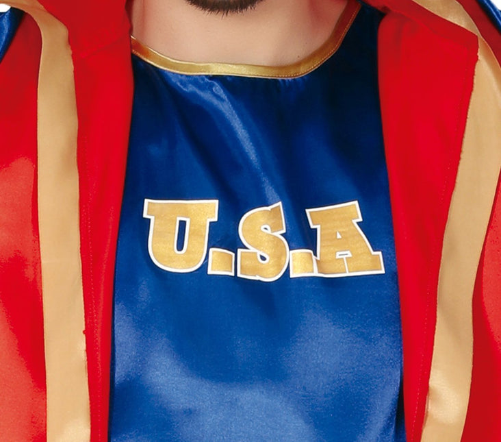 Boxer Kostuum Rood Blauw van Fiestas Guirca koop je bij Partywinkel