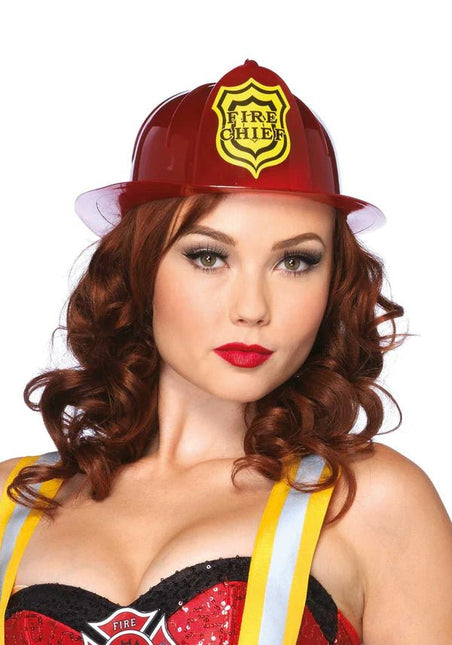 Brandweer Helm Rood Fire Chief - Partywinkel - 714718381220