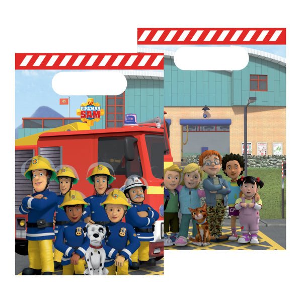 Brandweerman Sam Uitdeelzakjes 23,6cm 8st van Riethmueller koop je bij Partywinkel