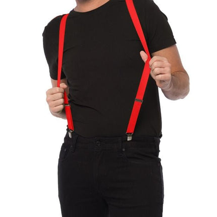 Bretels Rood van Partychimp koop je bij Partywinkel
